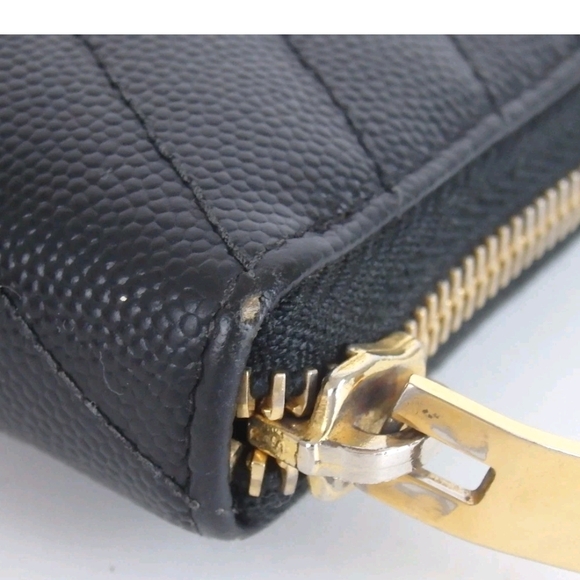 Authentic Saint Laurent Cassandra  long wallet leather - Picture 6 of 16